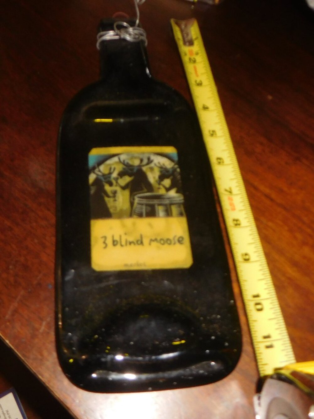 Wine Shaped Flat Bottle